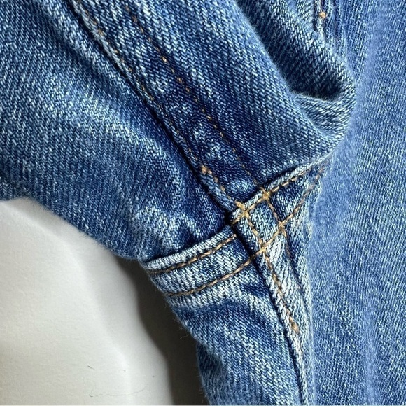 Frank and Oak Karen Kick Flare Organic Cotton Cropped Jeans 25 - Picture 8 of 12